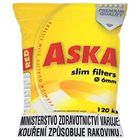 Aska Cigarette filter 6mm slim | 120 x 1 pcs | 18+